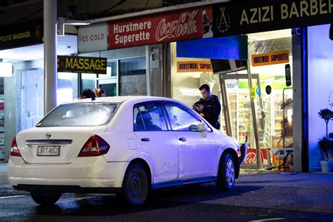 Three youths arrested after dairy ram raid in Takapuna, Auckland.